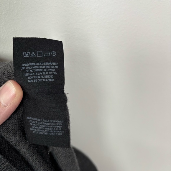 Moth by Anthropologie Wool Blend Wide Leg Crop Pants With Tie Detail Size L - Picture 7 of 8